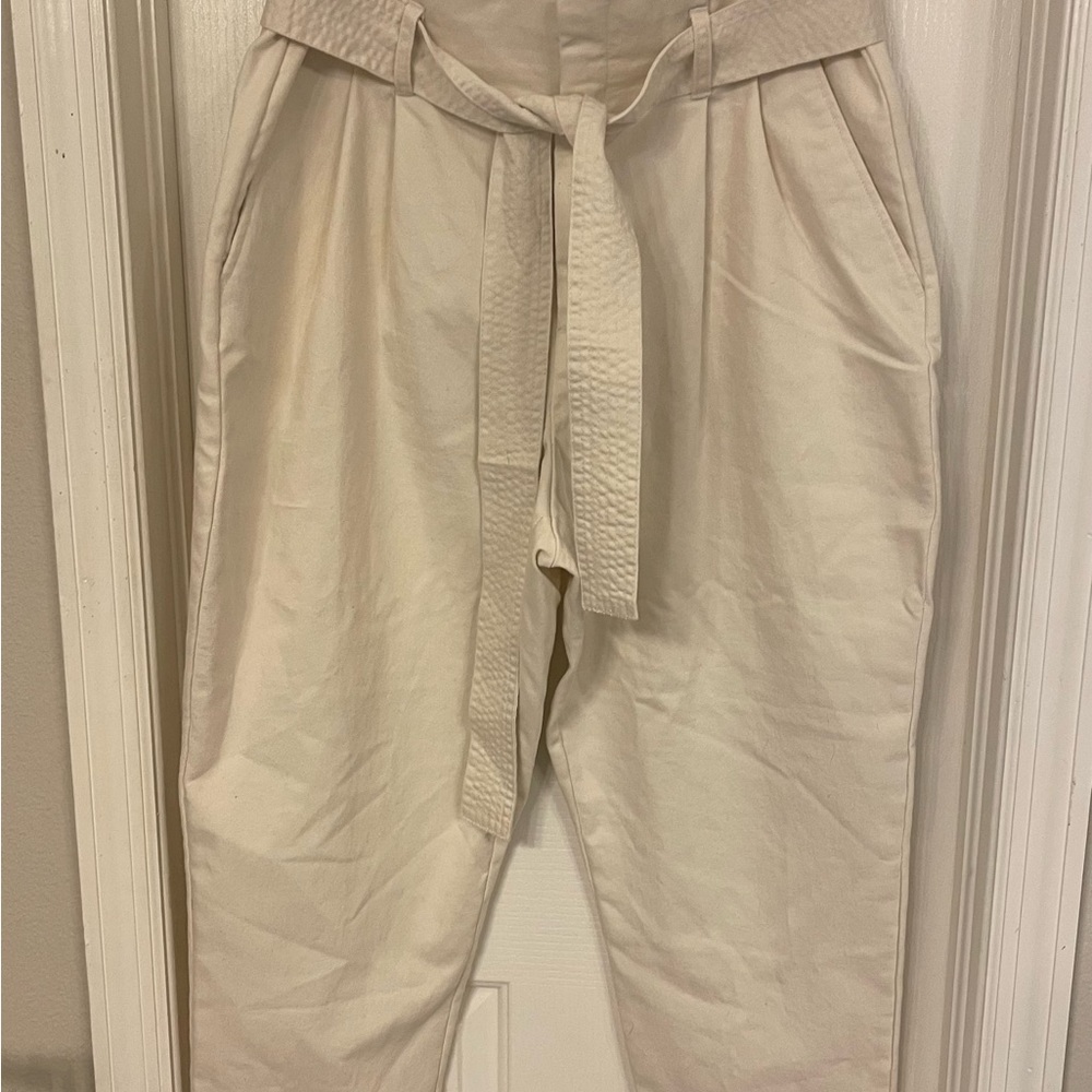 Paperbag waist pants 16